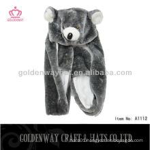 Adult Bear Fur Animal Hat A1112